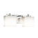 Fusion Two Light Bath Bar in Polished Chrome (102|FSN-8442-55-OPAL-CROM)
