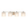Fusion Four Light Bath Bar in Brushed Nickel (102|FSN-8444-30-WEVE-NCKL)