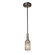 Fusion One Light Pendant in Matte Black (102|FSN-8445-10-SEED-MBLK)