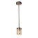 Fusion One Light Pendant in Matte Black (102|FSN-8455-10-MROR-MBLK)