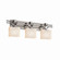Fusion Three Light Bath Bar in Brushed Nickel (102|FSN-8503-55-OPAL-NCKL)