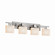 Fusion Four Light Bath Bar in Brushed Nickel (102|FSN-8704-55-OPAL-NCKL)
