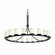Fusion 21 Light Chandelier in Matte Black (102|FSN-8716-10-OPAL-MBLK)