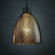 Fusion One Light Pendant in Dark Bronze (102|FSN-8814-18-MROR-DBRZ-BKCD)
