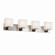 Fusion Four Light Bath Bar in Brushed Nickel (102|FSN-8924-55-OPAL-NCKL)