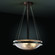 Fusion Three Light Pendant in Dark Bronze (102|FSN-9691-35-MROR-DBRZ)