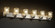 Veneto Luce Six Light Bath Bar in Dark Bronze (102|GLA-8926-16-CLRT-DBRZ)
