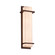 Porcelina LED Outdoor Wall Sconce in Dark Bronze (102|PNA-7614W-WAVE-DBRZ)