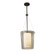 Porcelina LED Pendant in Dark Bronze (102|PNA-8010-WAVE-DBRZ-LED1-700)