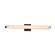 Porcelina LED Linear Bath Bar in Dark Bronze (102|PNA-8685-WAVE-DBRZ)