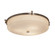 Porcelina Three Light Flush-Mount in Dark Bronze (102|PNA-8987-WAVE-DBRZ)