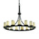 Limoges LED Chandelier in Dark Bronze (102|POR-8715-10-SAWT-DBRZ-LED15-10500)