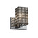 Wire Glass One Light Wall Sconce in Dark Bronze (102|WGL-8441-15-GRCB-DBRZ)