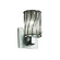 Wire Glass LED Wall Sconce in Brushed Nickel (102|WGL-8921-10-SWCB-NCKL-LED1-700)