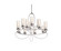 Grayson 12 Light Chandelier in Pearl Silver (33|2675PS/1100)