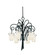 Tribecca Six Light Chandelier in Tortoise Shell (33|4289TO/FROST)