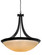 Copenhagen Six Light Pendant in Black (33|4348B/ANTQ)