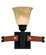 Rodeo Drive One Light Bath in Black (33|4641B/ECRU)