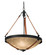 Rodeo Drive Six Light Pendant in Black (33|4647B/ECRU)
