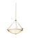 Grande Three Light Pendant in Modern Gold (33|4845MG/ALAB)