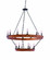 Lansdale 18 Light Chandelier in Black Iron (33|505553BI)