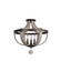 Harper Three Light Semi Flush Mount in Florence Gold (33|506840FG)