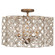 Maurelle Four Light Semi Flush Mount in Oxidized Gold Leaf (33|515045OL)