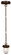 Newport One Light Mini Pendant in Satin Bronze (33|5750SZ)