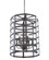 Townsend Six Light Lantern in Vintage Iron (33|7404VI)