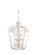 Livingston Eight Light Lantern in Pearl Silver (33|7415PS)