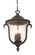 Santa Barbara Outdoor Three Light Outdoor Hanging Lantern in Textured Matte Black (33|9007MB)