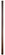 Outdoor Outdoor Straight Post in Burnished Bronze (33|9059BB)