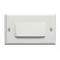 Step And Hall 120V LED Step Light Shielded in White (12|12602WH)