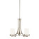 Hendrik Three Light Chandelier in Brushed Nickel (12|1671NI)