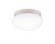 Ceiling Space One Light Flush Mount in White (12|208WH)