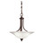 Dover Three Light Pendant/Semi Flush Mount in Tannery Bronze (12|3502TZ)