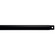 Accessory Fan Down Rod in Satin Black (12|360001SBK)