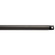 Accessory Fan Down Rod in Anvil Iron (12|360005AVI)