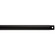 Accessory Fan Down Rod in Satin Natural Bronze (12|360005SNB)