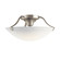 Three Light Semi Flush Mount in Brushed Nickel (12|3627NI)