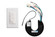 Accessory 6 Speed DC Wall Transmitter in White Material (Not Painted) (12|370036WHTR)