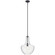 Everly One Light Pendant in Black (12|42046BK)