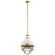 Tollis One Light Foyer Pendant in Natural Brass (12|43012NBR)