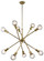 Armstrong Ten Light Chandelier in Natural Brass (12|43119NBR)