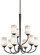 Aubrey Nine Light Chandelier in Olde Bronze (12|43666OZ)