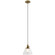 Avery One Light Mini Pendant in Natural Brass (12|43851NBR)