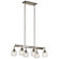 Niles Six Light Linear Chandelier in Antique Pewter (12|43994AP)