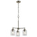 Winslow Three Light Mini Chandelier in Brushed Nickel (12|44029NI)