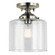 Winslow One Light Semi Flush Mount in Brushed Nickel (12|44033NI)