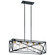 Moorgate Five Light Linear Chandelier in Black (12|44081BK)